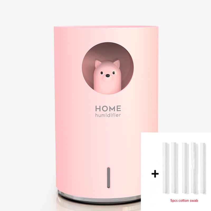 (Hàng Mới Về) Máy Phun Sương Tạo Độ Ẩm Không Khí Dung Tích 700ml Có Đèn Led