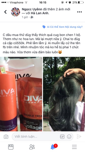 Gội ủ diva siêu mượt siêu thơm. Dầu gội 750ml. Túi ủ 500ml | BigBuy360 - bigbuy360.vn
