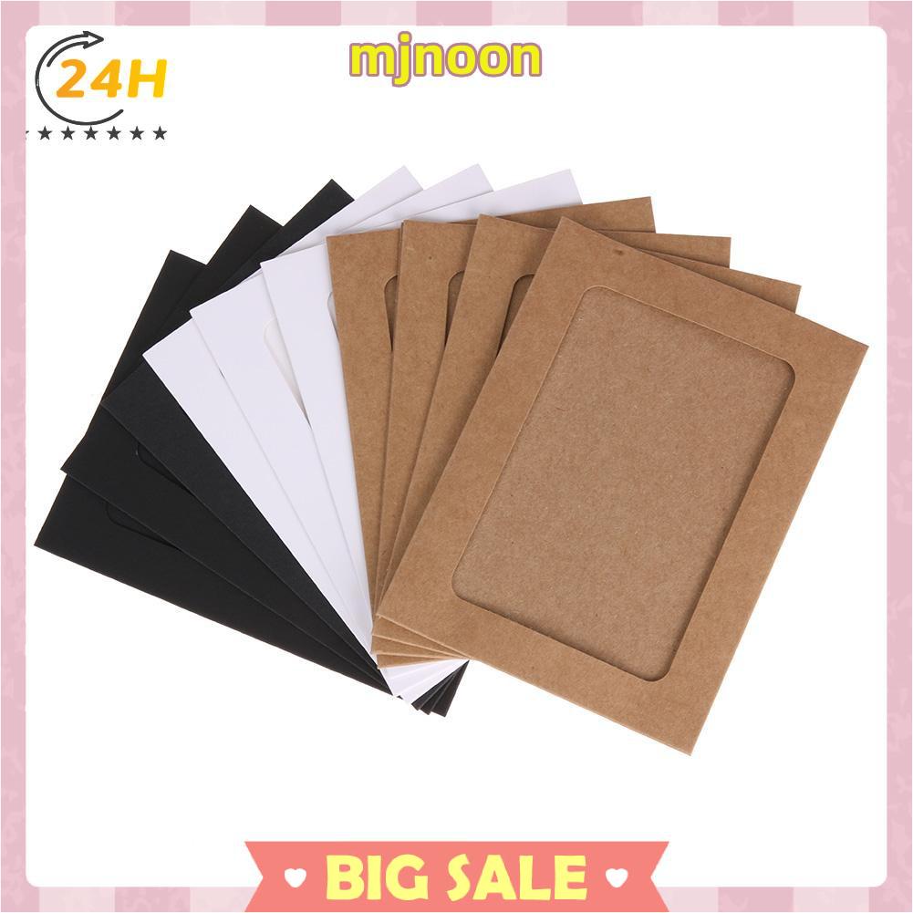 Set 10 Khung Ảnh Giấy 3-7 Inch Kèm Kẹp Và Dây Treo