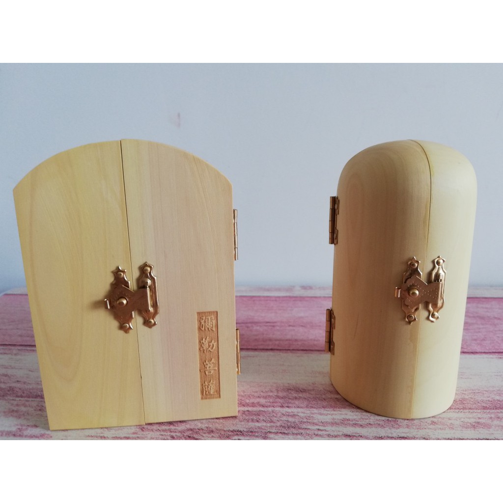Bộ ba tượng phật gỗ hoàng dương vật phẩm phong thủy