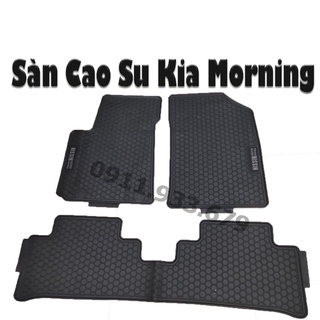 Hcm- thảm sàn,lót sàn cao su đúc kia morning 2012 đến 2020 ko mùi - hàng nissin