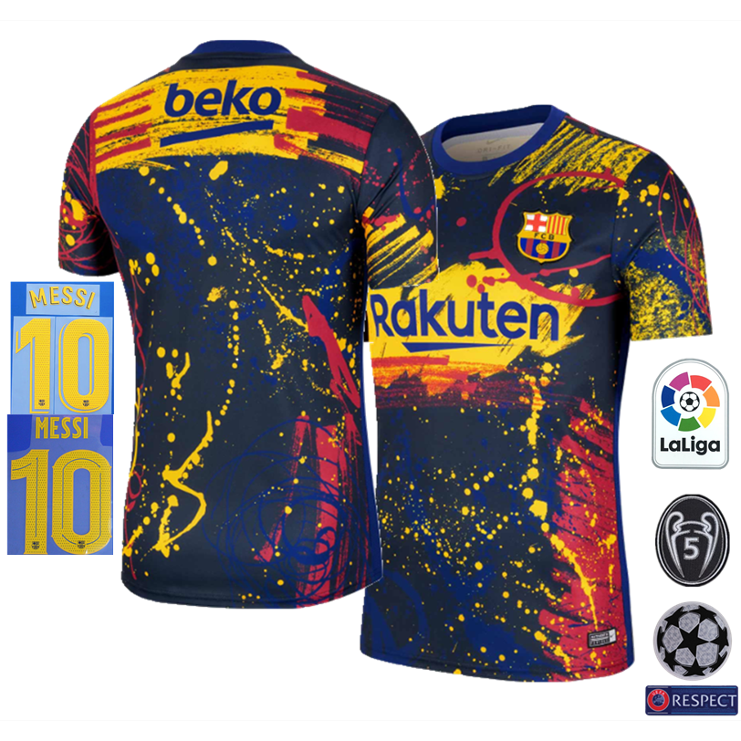 Áo Barcelona Pre-match training Thái Lan AAA 19/20 Size S-XXXL quần áo đá bóng