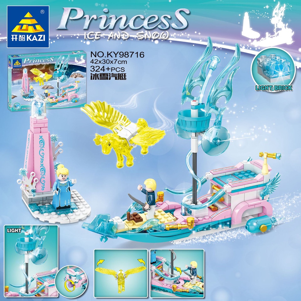 Bộ Đồ Chơi Lắp Ráp Lâu Đài Công Chúa Dành Cho Bé Gái 6-9 Tuổi