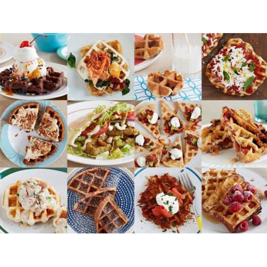 Bột Trộn Sẵn Bánh Waffle Brussel 1Kg