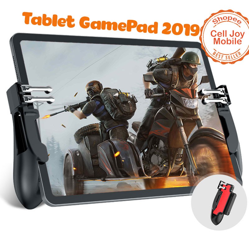 Tay cầm PUBG ipad và máy tính bảng phiên bản nút kép nâng cấp H11 Tablet Gamepad (ROS/FreeFire/PUBG/Fortnite)