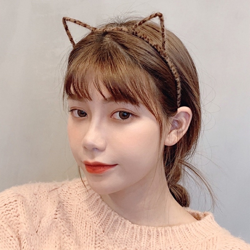 Bờm tai mèo da deo cute dễ thương giá rẻ