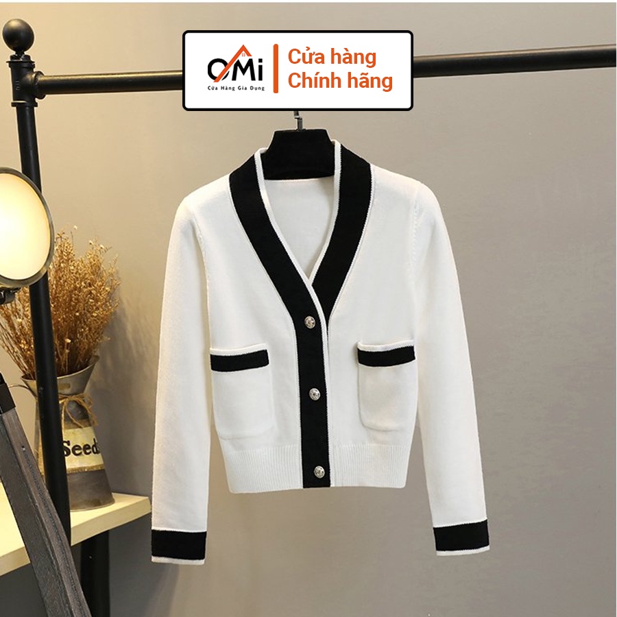 Áo khoác cardigan nữ form rộng, áo khoác ngoài cardigan len nữ phong cách Hàn Quốc len trơn không xù | BigBuy360 - bigbuy360.vn