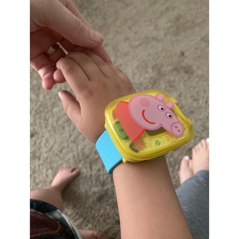 Đồng hồ đồ chơi và học tập cho trẻ VTech Peppa Pig theo bộ phim Gia đình Heo sữa