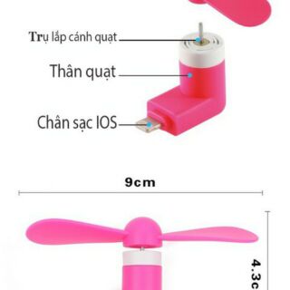 Quạt mini cho iphone