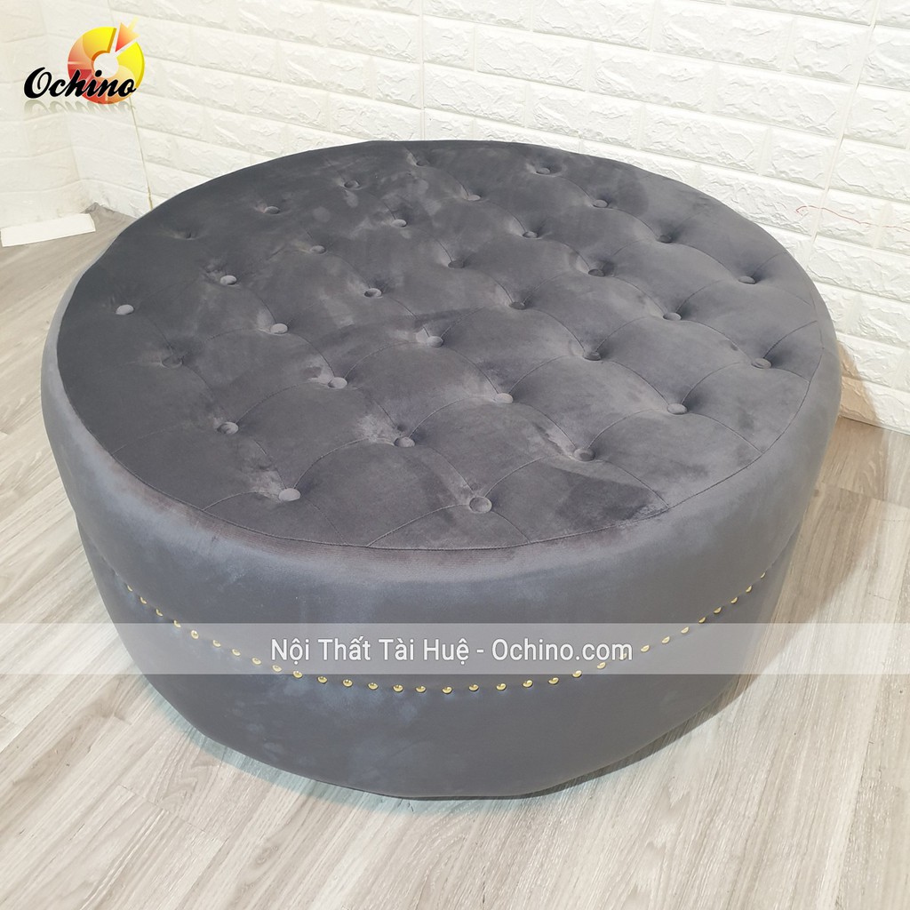 Đôn Tròn Sofa, Ghế Tròn Cho Shop đường kính 1m cao 45 ( Có Sẵn)