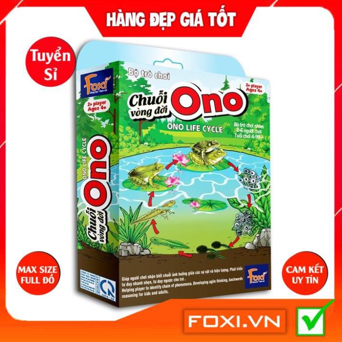 Flashcard-Chuỗi Ono vòng đời Ếch Bướm Foxi-thẻ glenndoman và boardgame thông minh--siêu rẻ.