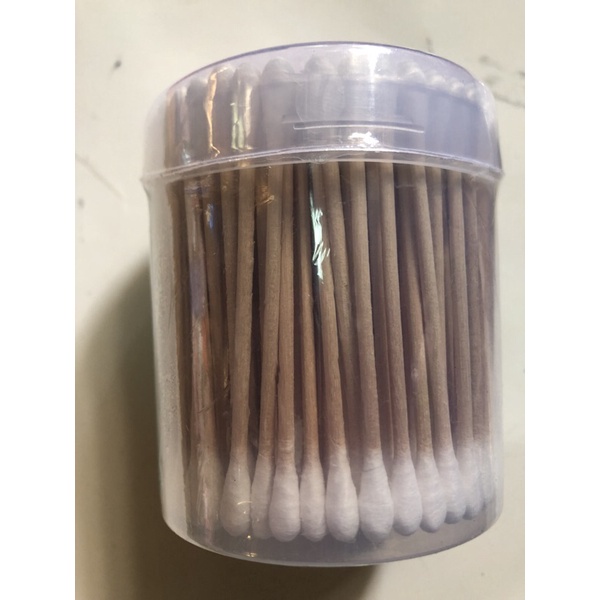 200 tâm bông thân gỗ Aquastar bông gòn nguyên chất loại xịn tâm bông ngoáy tai bông gòn ráy tai