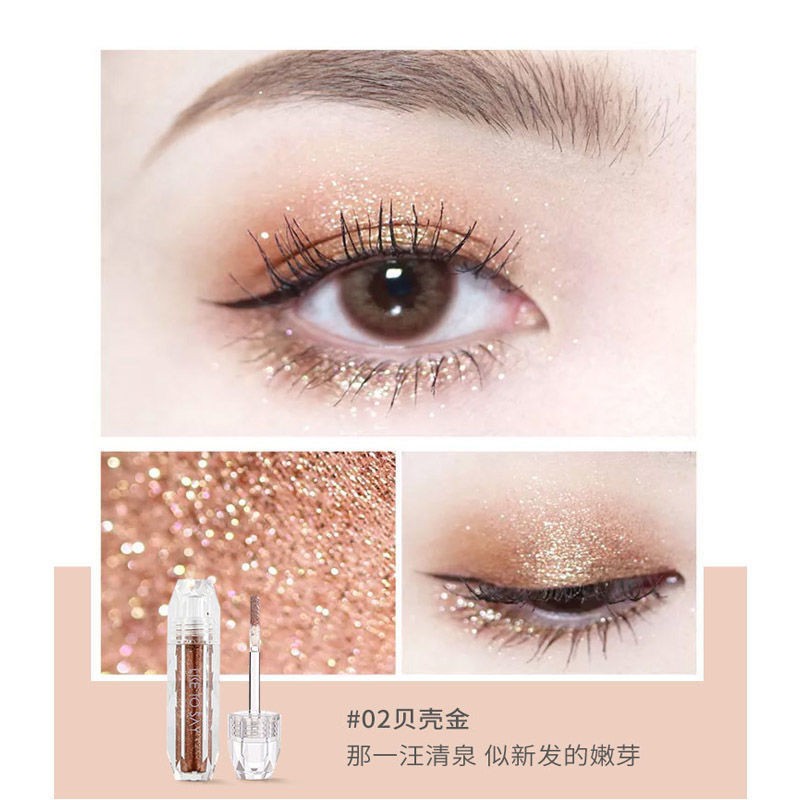 Bảng Phấn Mắt Bóng Lưu vực 【Buy One get free] Net celebrity with the same type of pearlescent liquid eye shadow student pen glitter lying silkworm high gloss waterproof [pre-sale: sent out on May 15]