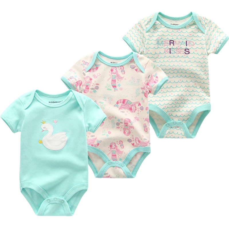 Bộ 3 mảnh áo liền quần cho bé đồ bé gái sơ sinh body bé gái đồ bé gái sơ sinh 0 12 tháng