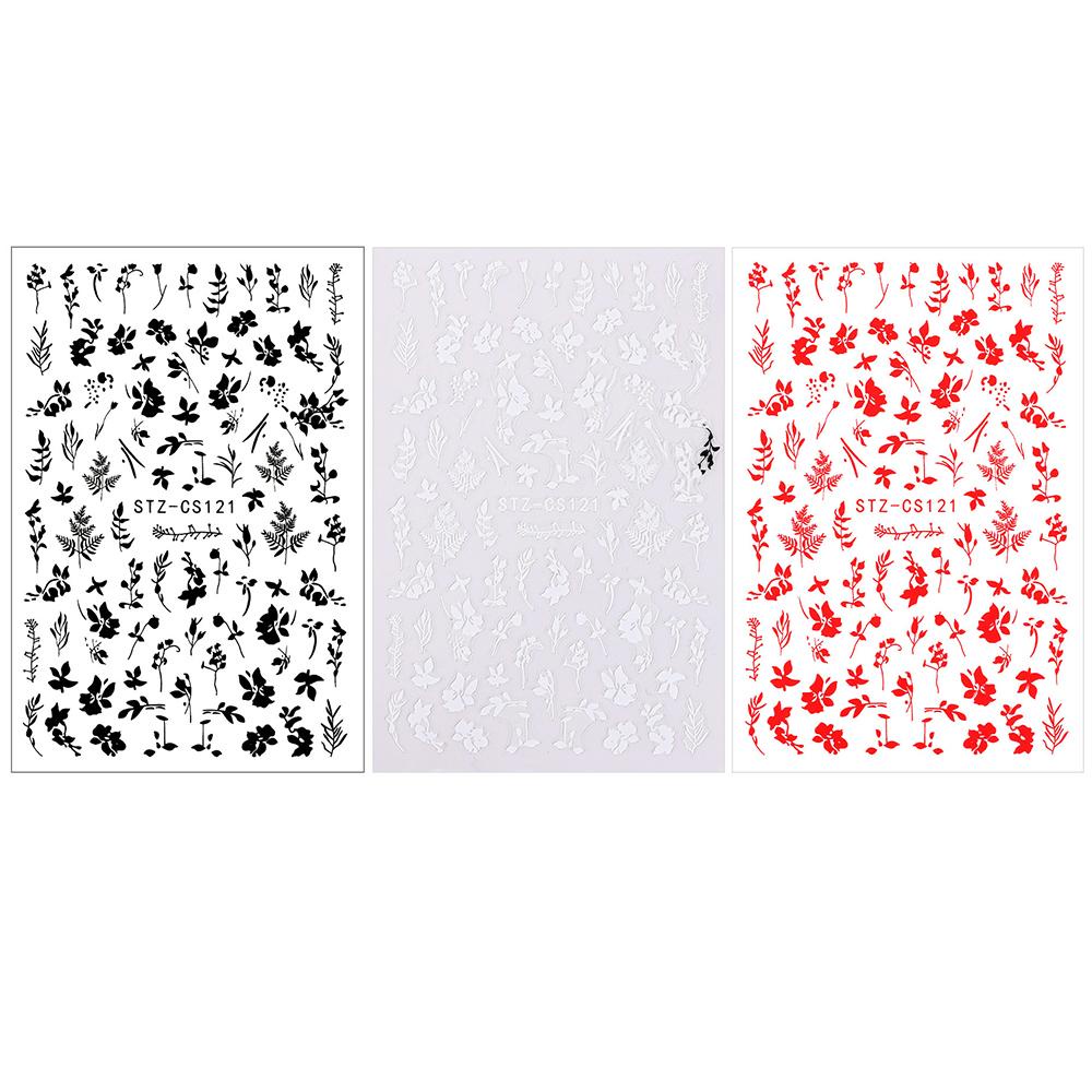 MIH Sticker Dán Móng Hình Hoa Lá Mùa Hè