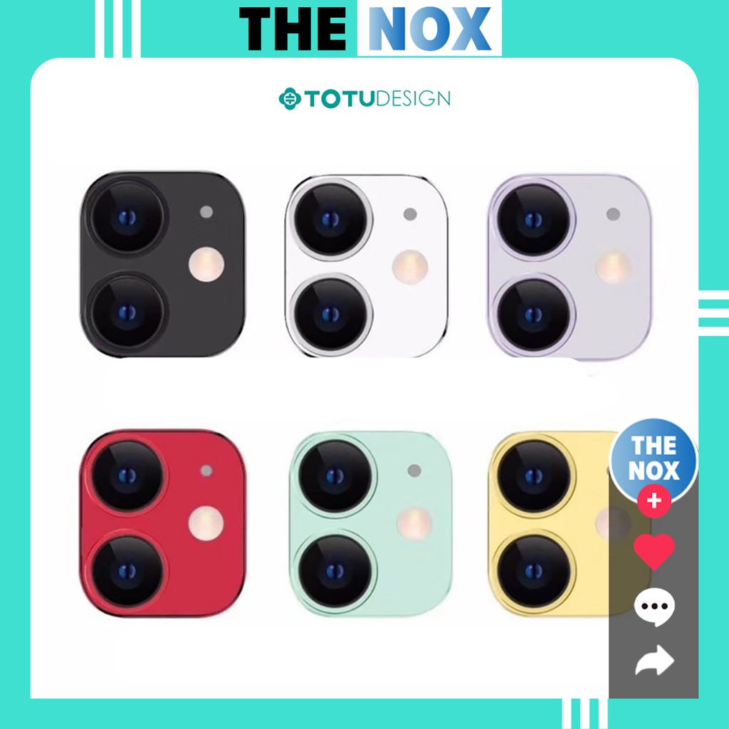 Chụp Camera IPhone TOTU Chính Hãng Bảo Vệ Toàn Diện Dành Cho IPhone 11 Series [The Nox]