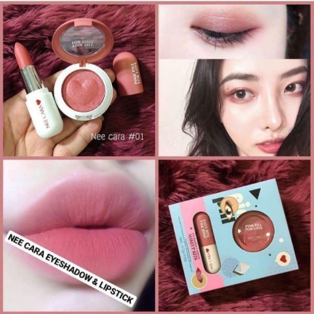 Set son và phấn mắt Nee Cara