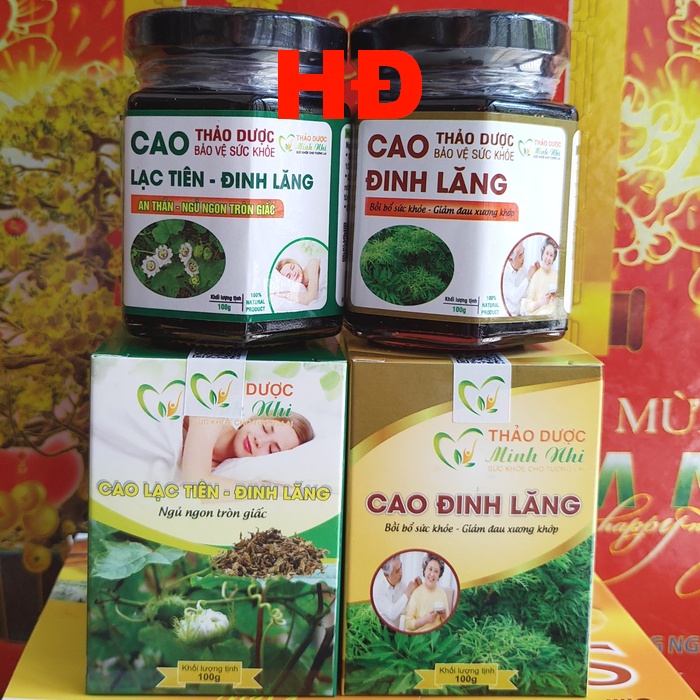 Cao Lạc tiên Cao Đinh lăng của Công ty Thảo dược Minh Nhi (lọ 100g)