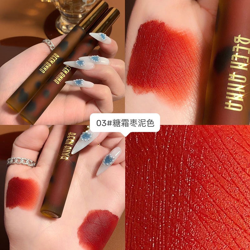 [Hàng mới về] Son môi màu nhung lỳ mềm mượt chống thấm nước lâu trôi | BigBuy360 - bigbuy360.vn