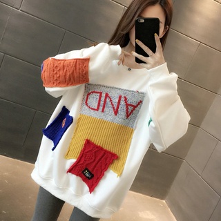 NSCAT-Quần áo bà bầu hàng đầu thời trang Hàn Quốc 2021 mới lưới màu đỏ rời kích thước lớn