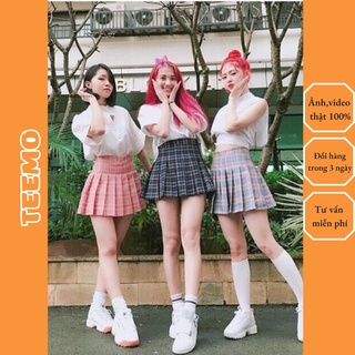 Chân váy,chân tennis xếp ly cầu vồng blackpink 2104C02 (có sẵn/ ảnh thật)