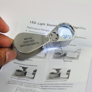 Kính Phóng Đại Có Đèn Led 30X21Mm
