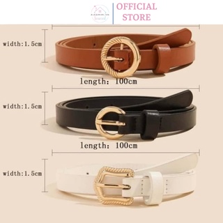 Thắt lưng nữ nhiều mẫu mặt thời trang bản nhỏ sét 3 mẫu Xiaomimi