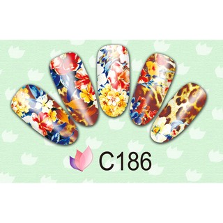 Decal nước dán móng mã C