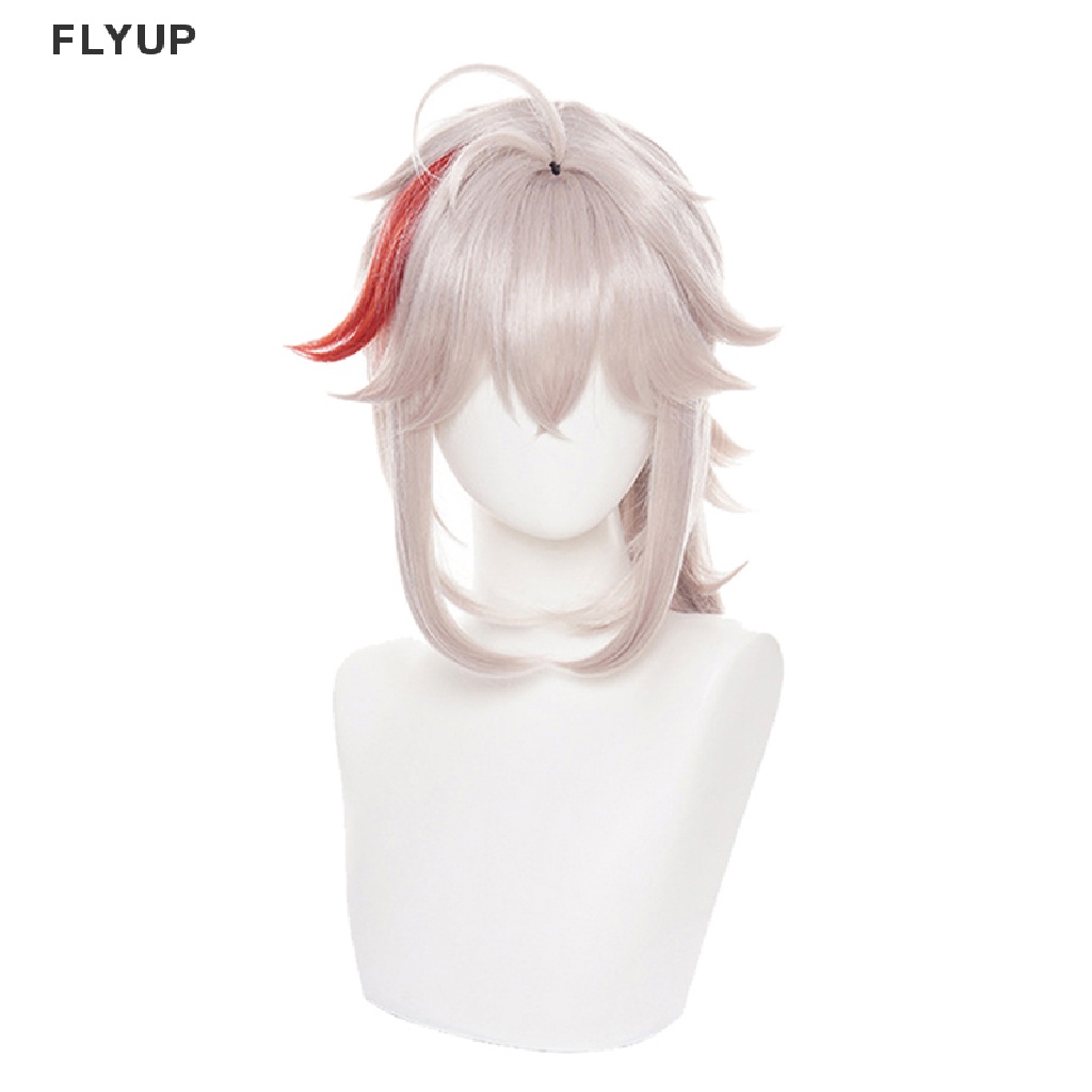 Tóc Giả Màu Be Gradient Hóa Trang Nhân Vật Game Kazuha