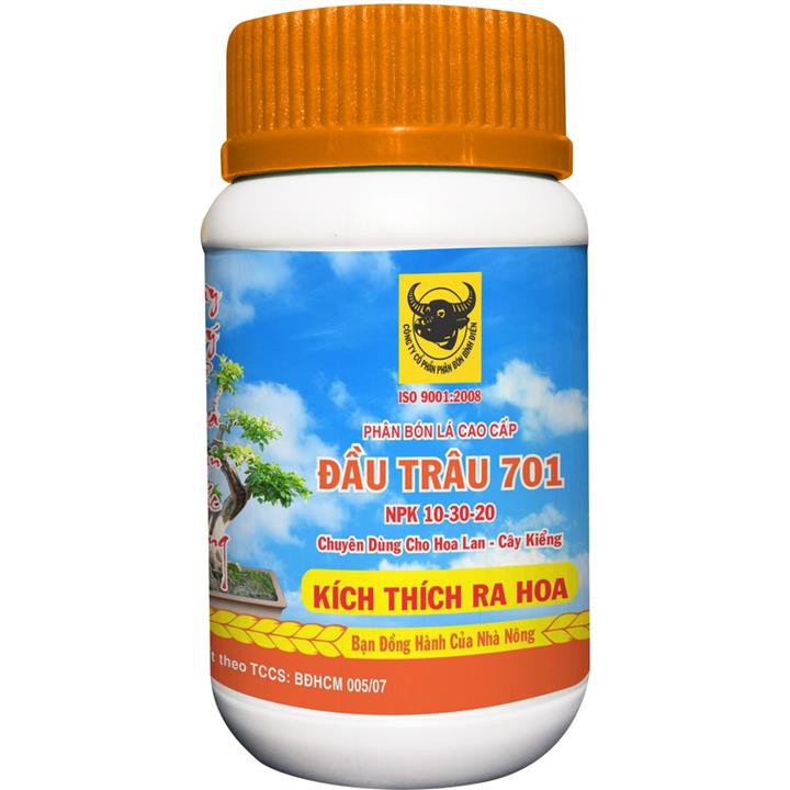 phân bón lá ĐẦU TRÂU 701 kích thích ra hoa LỌ 100g