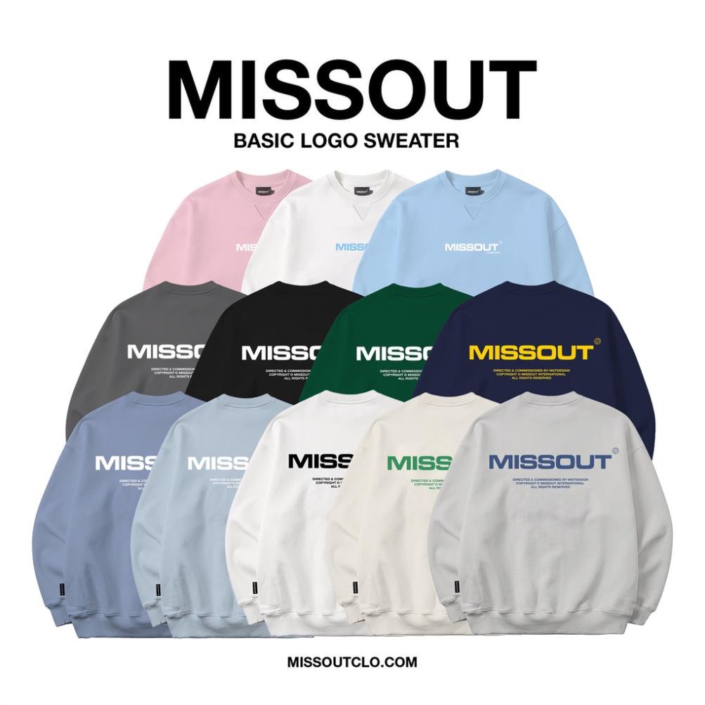 Áo thun sweater 194Store vải thu đông co dãn, dày dặn mềm mịn form rộng phong cách Unisex - Missout Basic ❕