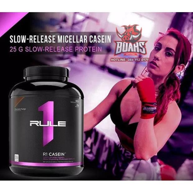 NUÔI CƠ BAN ĐÊM - RULE 1 CASEIN 4LBS - PROTEIN HẤP THU TRẢI DÀI, CHỐNG DỊ HOÁ CƠ