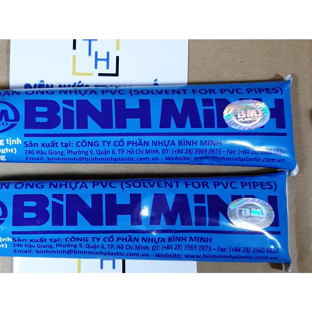 Keo dán ống nhựa PVC, keo dán Bình Minh 100g, 200g, 500g