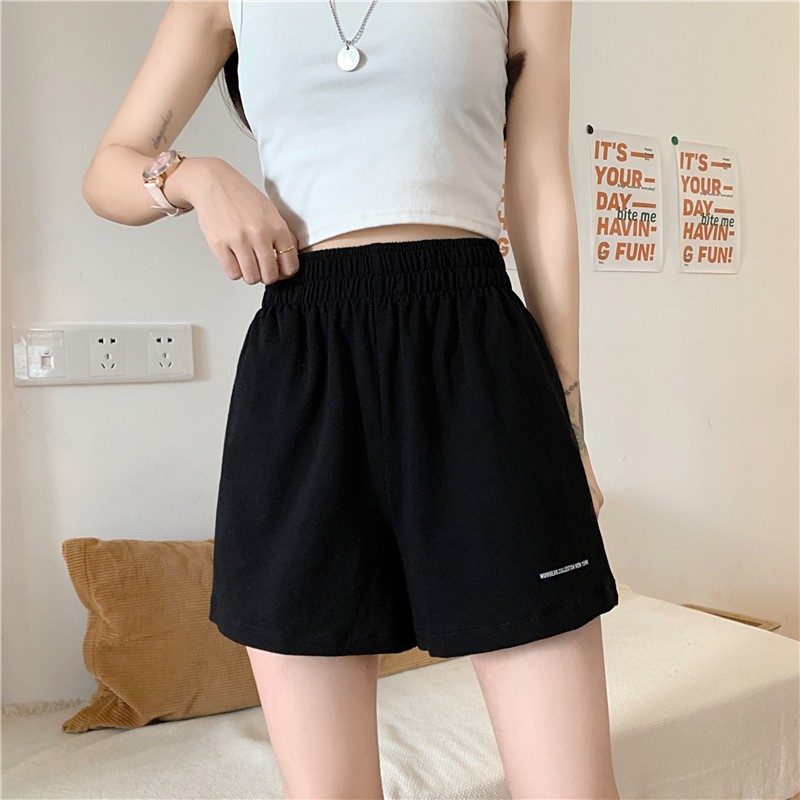 Quần đùi sporty ullzang thêu chữ❣️FREESHIP❣️ chất thể thao from to, hàng đẹp HOT TREND 2021 | BigBuy360 - bigbuy360.vn