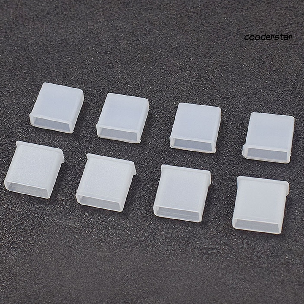 Bộ 5 nắp nhựa đậy cổng sạc USB chống bụi cho điện thoại