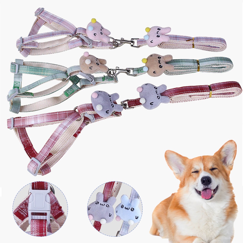 Dây Dắt Thú Cưng Đi Dạo Màu Sắc Tuyến Tính