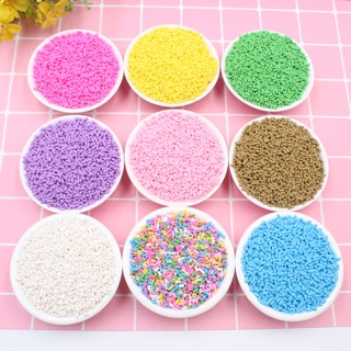(10g) cốm 1 màu - cốm trang trí slime, nguyên liệu slime