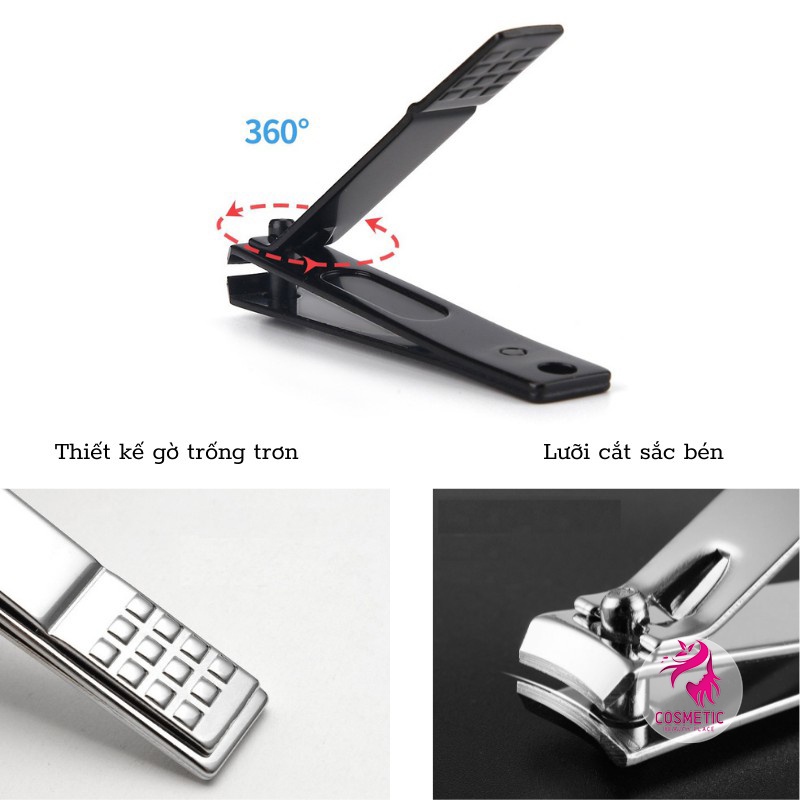 Dụng cụ hỗ trợ làm móng Yandou M3 thép không gỉ kèm hộp thanh gọn PV696