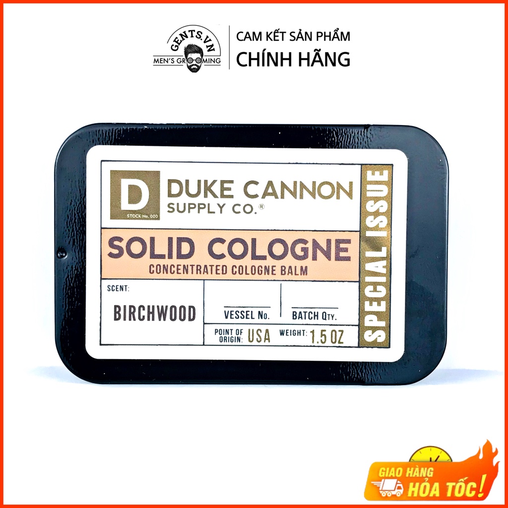 Birchwood | Nước hoa khô Duke Cannon Solid Cologne 1.5oz