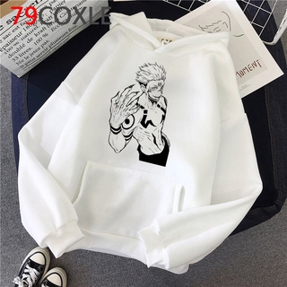 Áo Hoodie In Hình anime Jujutsu Kaisen Phong Cách hip hop Hàn Quốc Cho Nam