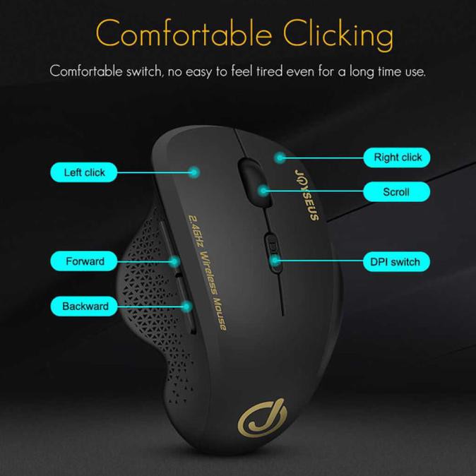 Chuột Không Dây Joyseus 1600dpi Usb 2.4ghz - Ms0002 G Kris182Shop | BigBuy360 - bigbuy360.vn
