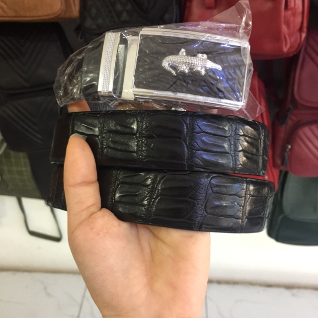 Thắt lưng da cá sấu nam
