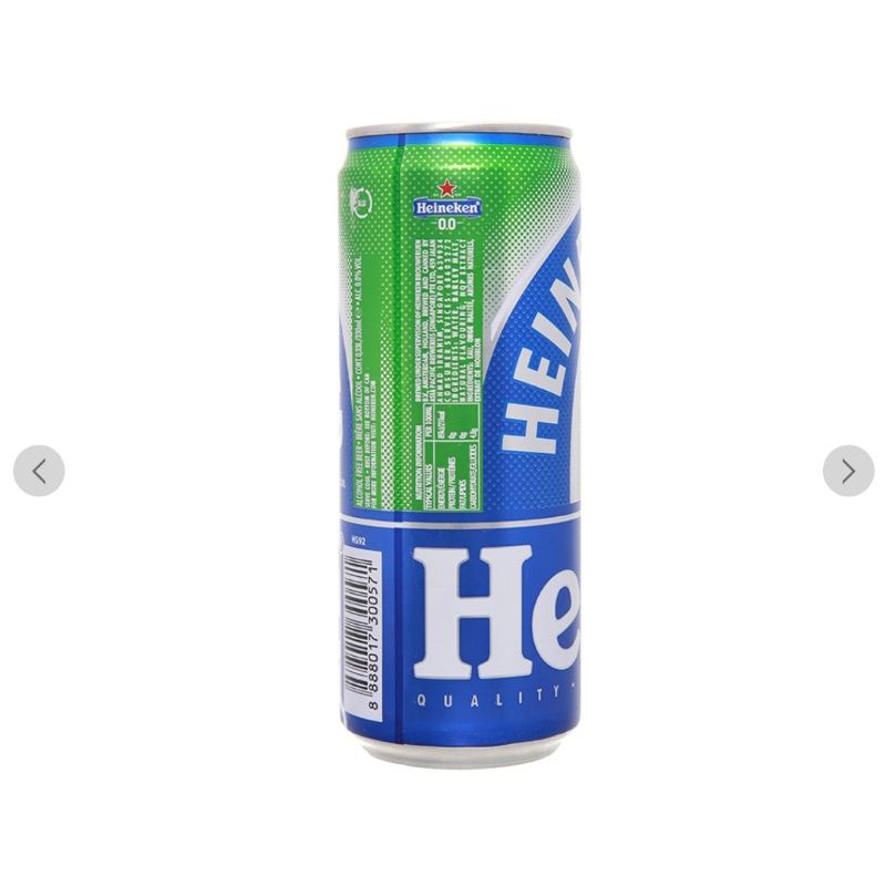 Bia Heineken không độ cồn 0.0% - 330ml/lon