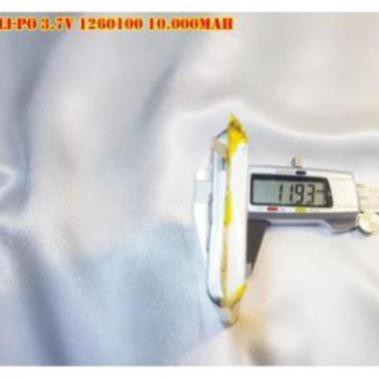 Pin Li-Po 3.7V 1260100 10000mAh  chế UPS, sạc dự phòng
