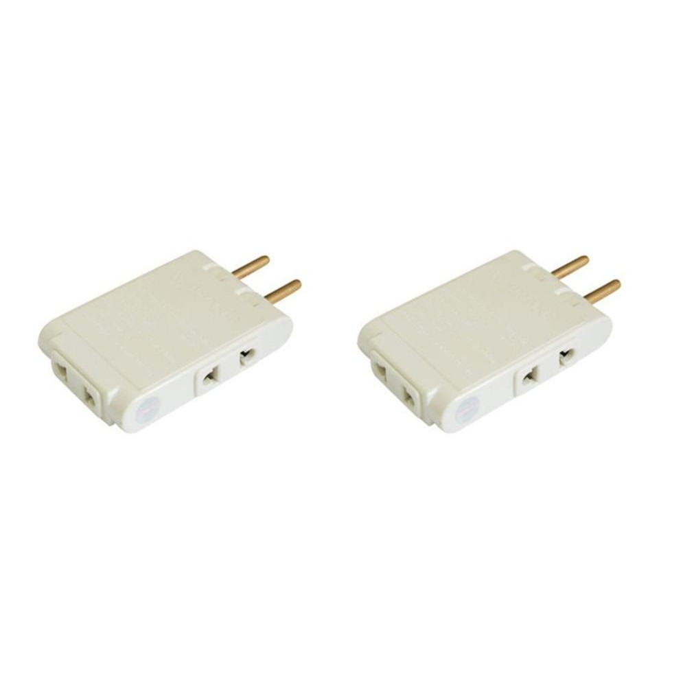 Đầu nối chia 3 ổ cắm Vinakip điện dẹt 1 ra 3 cổng 10A 250V đầu nối không dây màu trắng - Minh Tín Shop