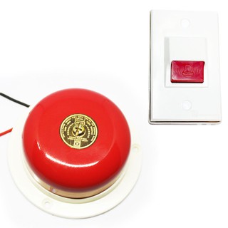 Chuông điện 3 inches - 220V AC + nút nhấn chuông NC6 - Tiến Thành - Việt nam