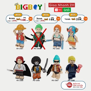 Lego Minifigures One Piece Đảo Hải Tặc - Các Mẫu Nhân Vật Nami Franky Luffy Zoro PG2081
