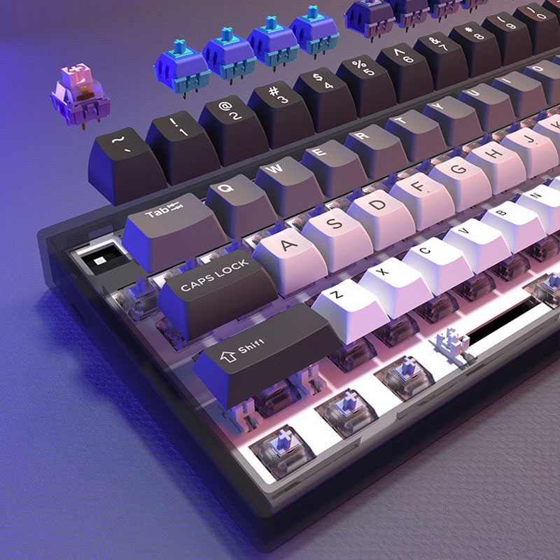 Kit bàn phím cơ FL-Esports K210-MK870 3 Mode