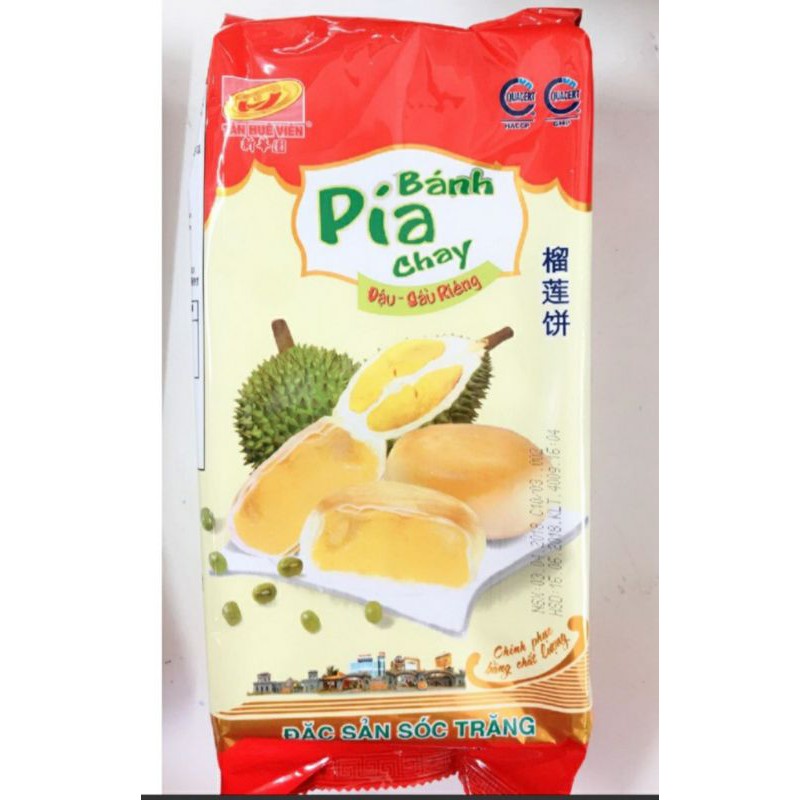 Bánh pía chay đậu sầu riêng 400g