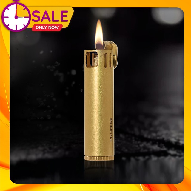 { HOT } 𝐇𝐨̣̂𝐩 𝐐𝐮𝐞̣𝐭 𝐁𝐚̣̂𝐭 𝐋𝐮̛̉𝐚 𝐗𝐚̆𝐧𝐠 Promise BNC-015 Vỏ Đồng Cao Cấp Lửa Ngọn Đẹp Độc Lạ - Dùng xăg B.ấc đ.á zipo